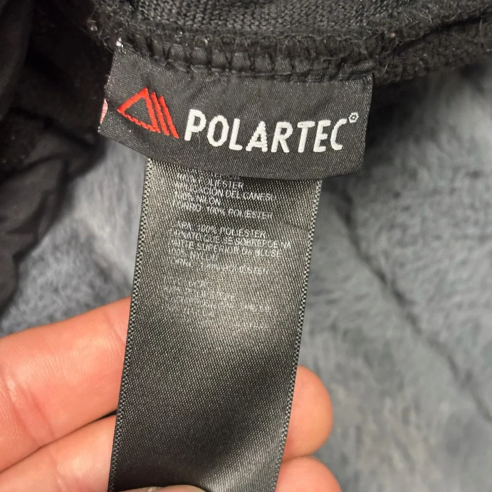 The North Face Denali Polartec Fleece Jacket Mens Large Black Full Zip 11511